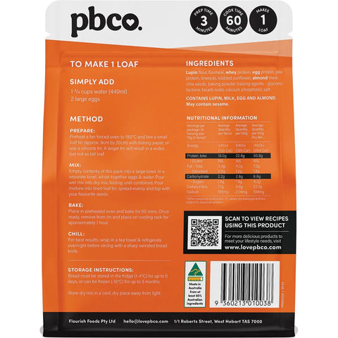 Protein Bread Co Protein Bread Mix | 330g - iPantry