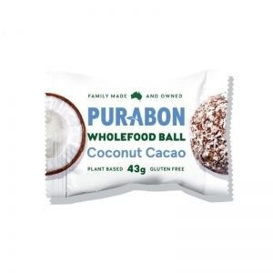 Purabon Wholfood Ball Hazelnut Cacao | 43g - iPantry UAE