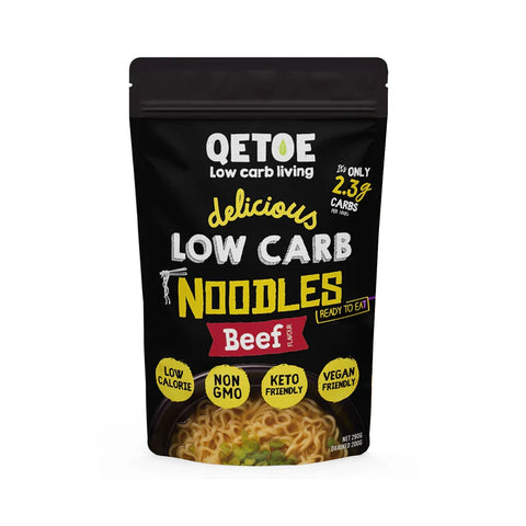 QETOE Low Carb Beef Noodles | 250g - iPantry UAE