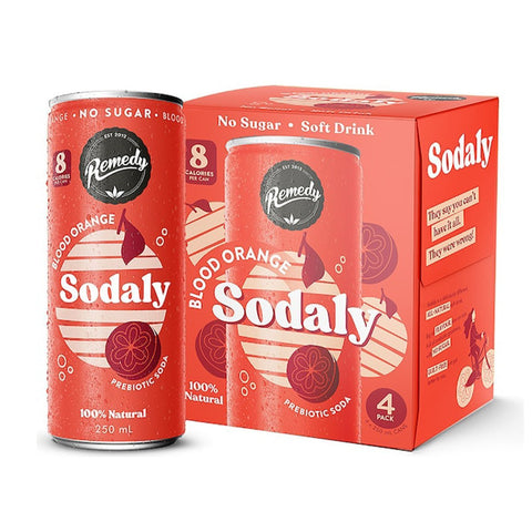 Remedy Blood Orange Sodaly 4 Pack | 250mL - iPantry