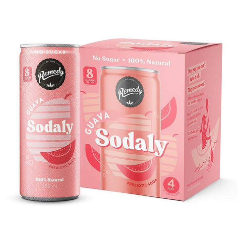 Remedy Guava Sodaly 4 Pack | 250mL - iPantry