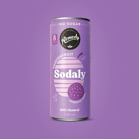 Remedy Passionfruit Sodaly 4 Pack | 250mL - iPantry