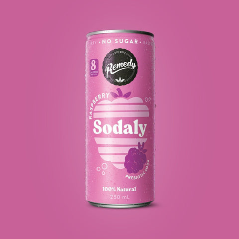 Remedy Raspberry Sodaly 4 Pack | 250mL - iPantry