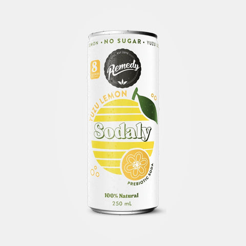 Remedy Yuzu Lemon Sodaly 4 Pack | 250mL - iPantry