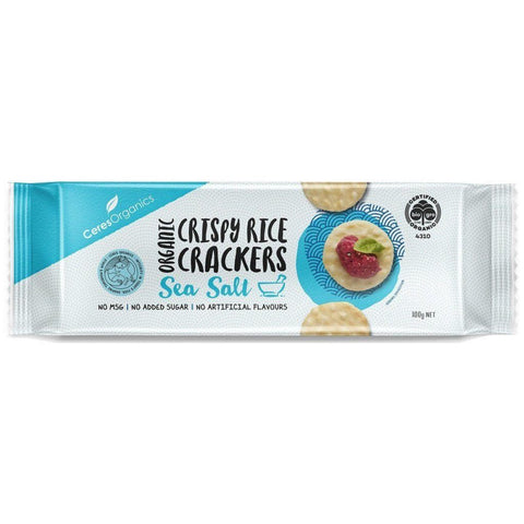Rice Crackers Sea Salt 100g - iPantry UAE