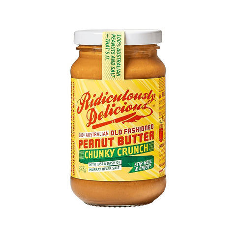 Ridiculously Delicious Chunky Crunch Peanut Butter | 375g - iPantry