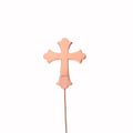 Rose Gold Plated Cake Topper - Cross-Cake & Candle-iPantry-australia