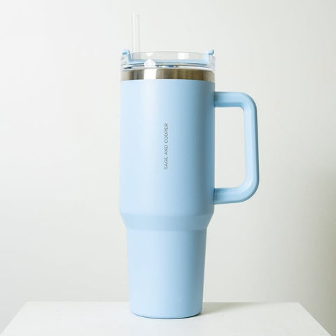 Sage and Copper Hippo Bottle Aqua | 1.2L - iPantry UAE