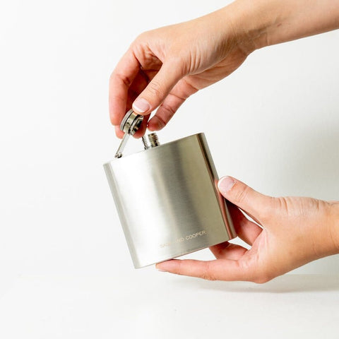 Sage and Copper Personal Hip Flask Stainless Steel - iPantry UAE