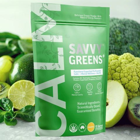 Savvy Nootropic GREENS+ CALM | 100g - iPantry