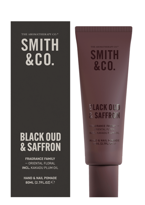 Smith & Co Hand and Nail Pomade 80ml Black Oud & Saffron - iPantry UAE