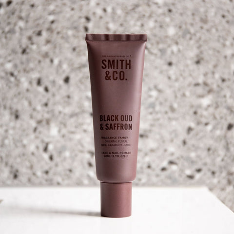 Smith & Co Hand and Nail Pomade 80ml Black Oud & Saffron - iPantry UAE