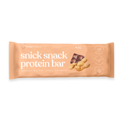 Sneaky Wholefoods Peanut Butter Caramel Snick Snack Protein Bar |75g - iPantry UAE