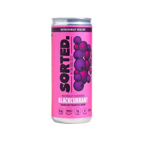 Sorted Prebiotic Sparkling - Blackcurrant | 250mL - iPantry