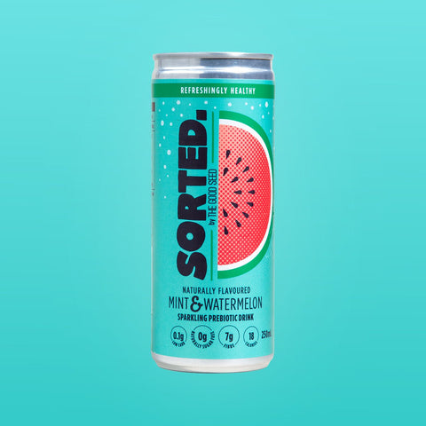Sorted Prebiotic Sparkling - Mint & Watermelon - Sorted