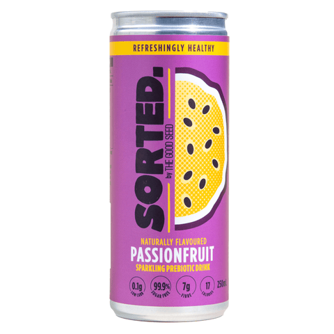 Sorted Prebiotic Sparkling - Passionfruit | 250mL - iPantry