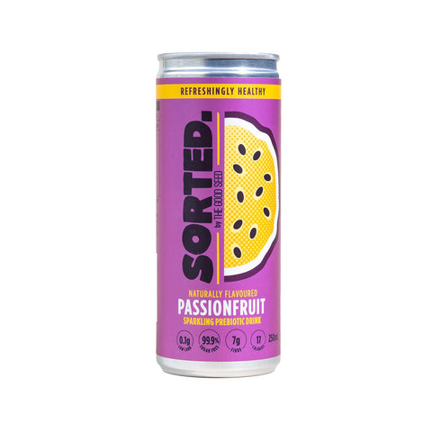 Sorted Prebiotic Sparkling - Passionfruit - Sorted