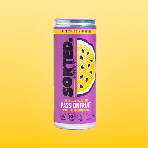 Sorted Prebiotic Sparkling - Passionfruit - Sorted