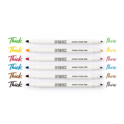 Sprinks Edible Food Pen Set - Primary Pack 6 Pack - iPantry UAE