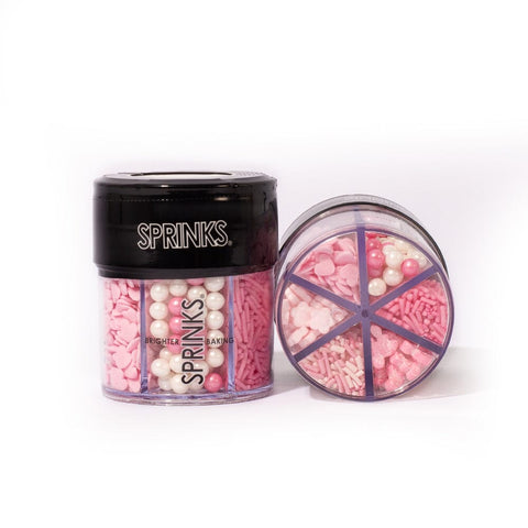 Sprinks Pink Charm 6 Cell Sprinkles | 85g - iPantry UAE