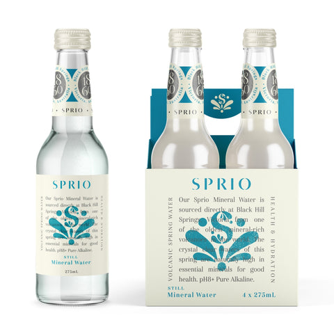 SPRIO 1860 Volcanic Spring Still Mineral Water 4 Pack | 275mL - iPantry UAE
