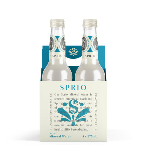 SPRIO 1860 Volcanic Spring Still Mineral Water 4 Pack | 275mL - iPantry UAE