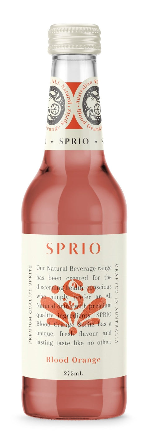 SPRIO Blood Orange Spritz 4 Pack | 275mL - iPantry UAE