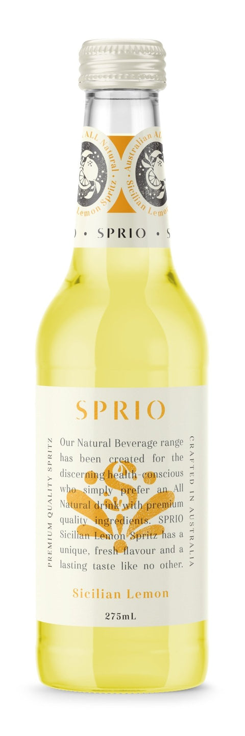 SPRIO Sicilian Lemon Spritz 4 Pack | 275mL - iPantry UAE