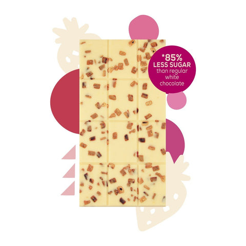 Sweet William White Chocolate with Strawberry Pieces | 100g - iPantry