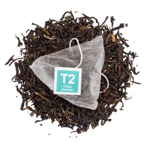 T2 China Jasmine Tea Bag Tin 60 Pack | 120g - iPantry UAE