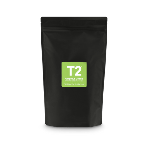 T2 Gorgeous Geisha Tea Bag Refill 60 Pack | 120g - iPantry UAE