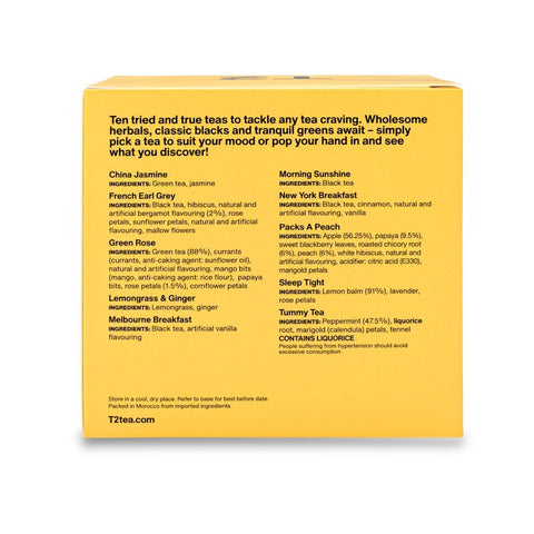T2 Ten Teabags Gift Pack - iPantry