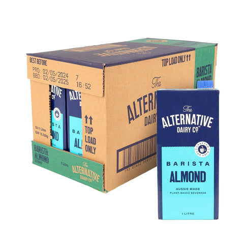 The Alternative Dairy Co Barista Almond Milk Box | 12 x 1L - iPantry UAE