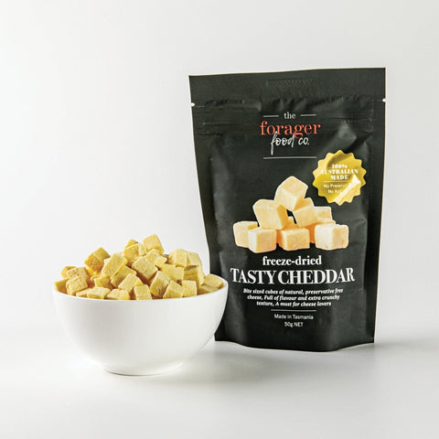 The Forager Food Co Freeze Dried Tasty Cheddar | 50g - iPantry