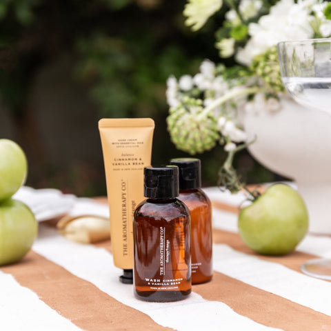 Therapy Mini Bodycare Trio Set Cinnamon & Vanilla Bean - iPantry UAE