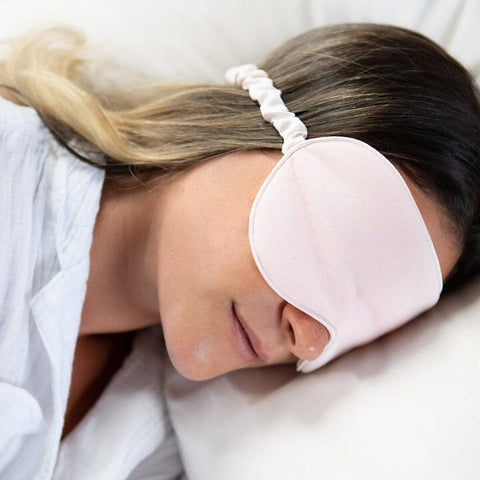 Tonic Luxe Linen Eye Mask Blush - iPantry UAE