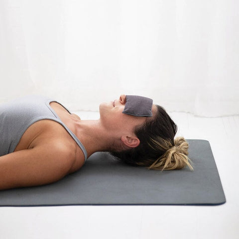 Tonic Luxe Linen Weighted Eye Pillow Revive Charcoal - iPantry UAE