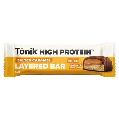 Tonik Salted Caramel Protein Bars | 60g - iPantry UAE
