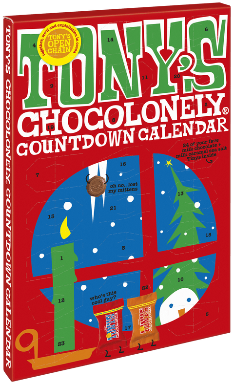 Tony's Chocolonely Tiny's Countdown Calendar | 216g - iPantry UAE