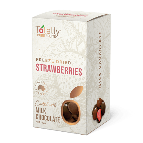Totally Pure Fruits Milk Chocolate Strawberries | 150g - iPantry