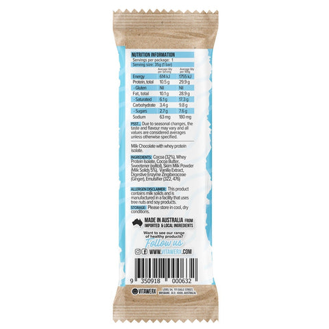 Vita Werx Protein Milk Choc Bar | 35g - iPantry
