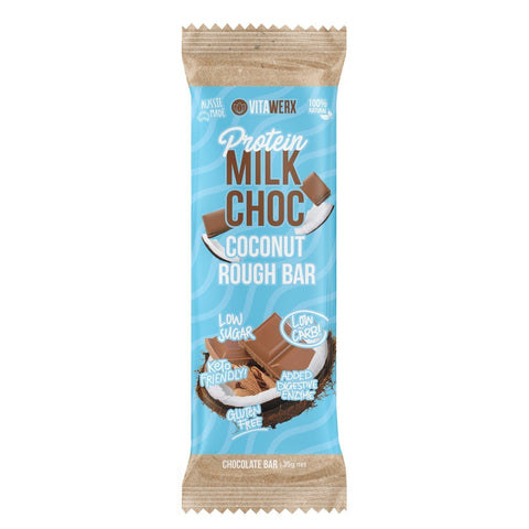 Vita Werx Protein Milk Choc Coconut Rough Bar | 35g - iPantry UAE