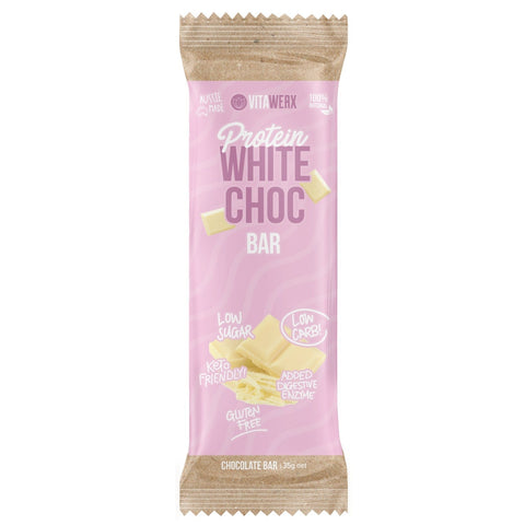 Vita Werx White Choc Protein Bars | 35g - iPantry UAE