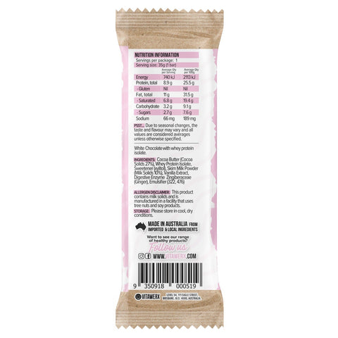 Vita Werx White Choc Protein Bars | 35g - iPantry UAE