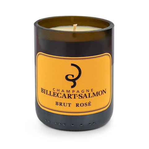 Wine Candles Billecart - Salmon Brut Rose Champagne & Strawberries Candle - iPantry UAE