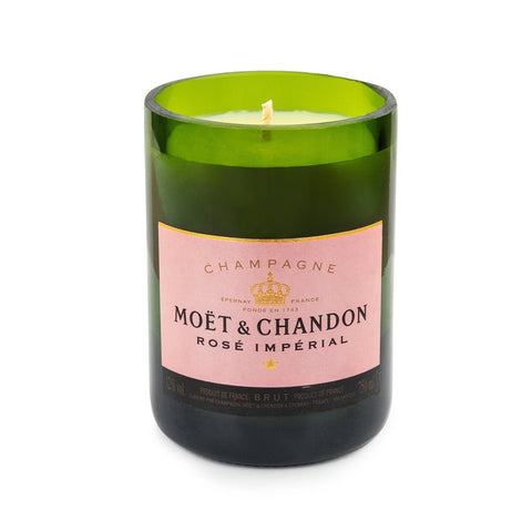Wine Candles Moet & Chandon - Rose Imperial English Pear and Freesia Candle - iPantry UAE